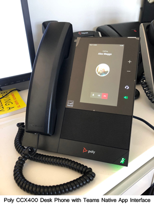 Poly CCX400 Desk phone with Native Teams Interface Poly CCX400 Desk phone with Native Teams Interface